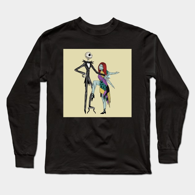 The Nightmare Before Christmas x Fleetwood Mac Long Sleeve T-Shirt by Hiro Fiction